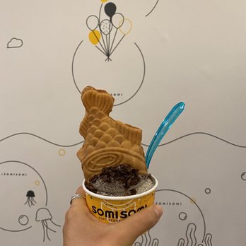 Somisomi - Oreo ice cream and Taro filling - Ice Cream & Frozen Yogurt Near Me - Irvine, California Somisomi - Oreo ice cream and Taro filling - Ice Cream & Frozen Yogurt Near Me - Irvine, California