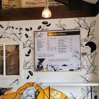 OG Coffee - Interior by entrance (6/1/24) - Coffee & Tea Near Me - Seattle, Washington