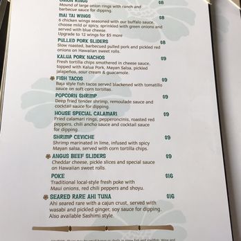 Mai Tai’s - Menu - Cocktail Bars Near Me - Honolulu, Hawaii Mai Tai’s - Menu - Cocktail Bars Near Me - Honolulu, Hawaii