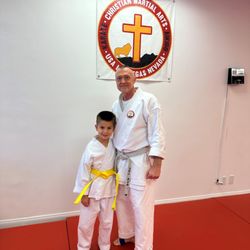 Traditional Karate and Aikido - Starting out strong at a Yellow Belt!