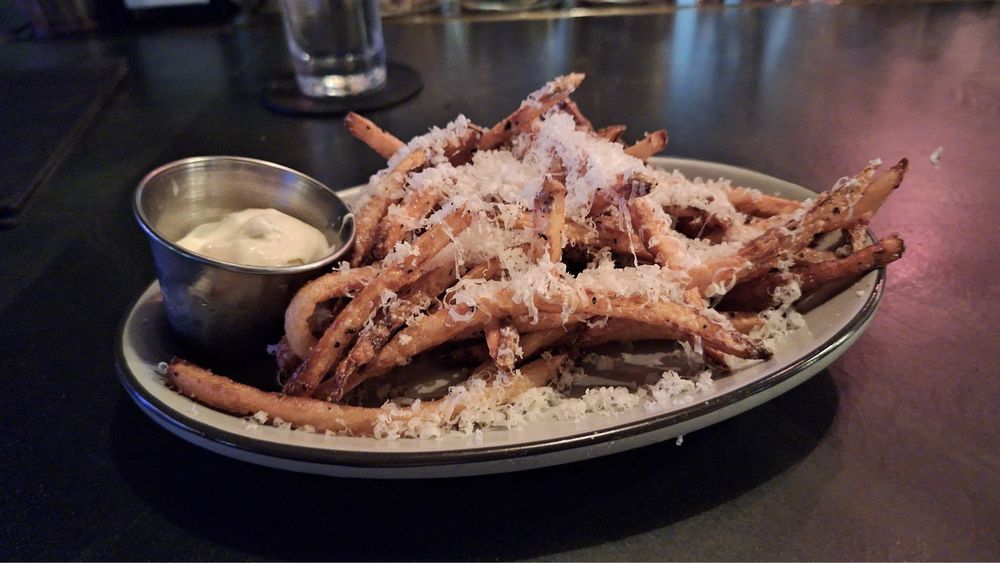 Food from Aura Cocktails and Tapas