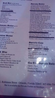 Menu photo 2 Bull & Bush Orlando, FL Menu photo 2 Bull & Bush Orlando, FL
