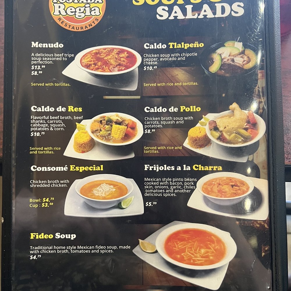 Tostada Regia - Airline - Soups /  Salads - Mexican Near Me - Houston, Texas