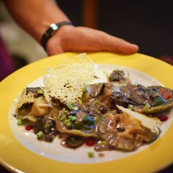 Chillin' - Ravioli in Portobello Mushroom Sauce