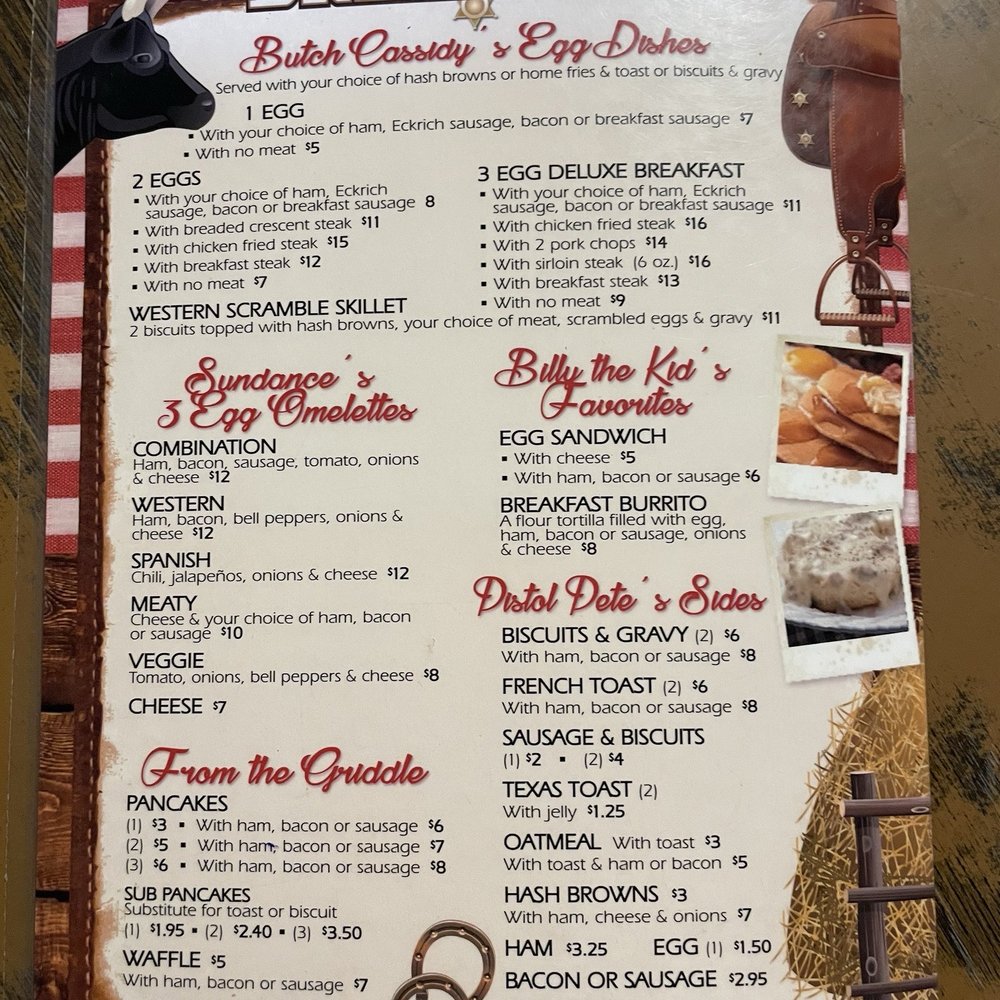 Howell's Western Cafe - Menu - American Near Me - Springtown, Texas