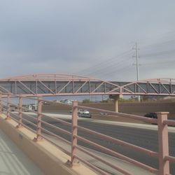 The St. Rose Parkway Bridge on a late January 2025 cloudy afternoon.