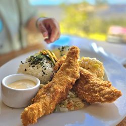 Volcano House - Macadamia nut & Coconut crusted Fish