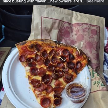 Dough Daddy Pizza - BIG SLICE OF PEPPERONI PIZZA WITH A DELICIOUS PEPPERONI DRIZZLED WITH A HOUSE MADE HOT HONEY !!! CANT WAIT TO TRY MORE - Pizza Near Me - Brockville, Ontario Dough Daddy Pizza - BIG SLICE OF PEPPERONI PIZZA WITH A DELICIOUS PEPPERONI DRIZZLED WITH A HOUSE MADE HOT HONEY !!! CANT WAIT TO TRY MORE - Pizza Near Me - Brockville, Ontario