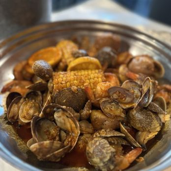 Cap't Loui - Live clams, shrimp head off combo - Seafood Near Me - Cupertino, California