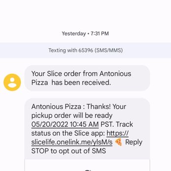 Antonious Pizza - Order confirmation. - Pizza Near Me - Cherry Valley, California Antonious Pizza - Order confirmation. - Pizza Near Me - Cherry Valley, California