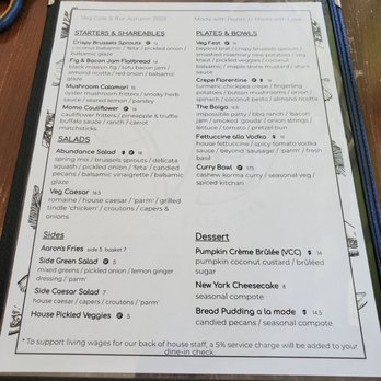 Veg Kitchen + Bar - Menu - Vegan Near Me - Sacramento, California Veg Kitchen + Bar - Menu - Vegan Near Me - Sacramento, California