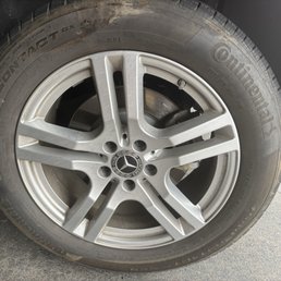 Run Flat Continental tire that was on a flat Run Flat Continental tire that was on a flat