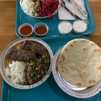 Hungry Platters & Gyro - Beef and Lamb Kebab Hummus Bowl Solid choice for anyone wanting to dive into something new! - Mediterranean Near Me - Prosper, Texas Hungry Platters & Gyro - Beef and Lamb Kebab Hummus Bowl Solid choice for anyone wanting to dive into something new! - Mediterranean Near Me - Prosper, Texas