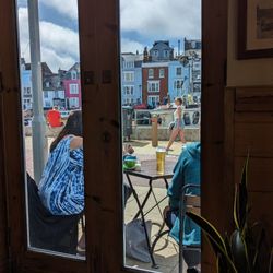 Ship Inn - Inside looking out.