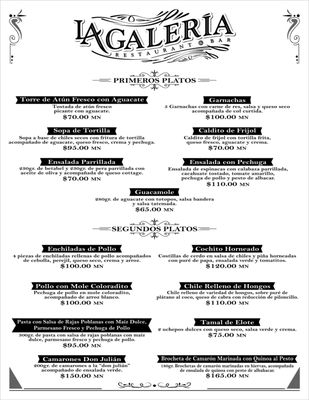 Menu photo 1 La Galeria Puerto Peñasco, SON