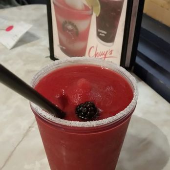 Chuy's - Blackberry Margarita - April 2021 Special Definatly worth a try!! - Tex-Mex Near Me - Tulsa, Oklahoma