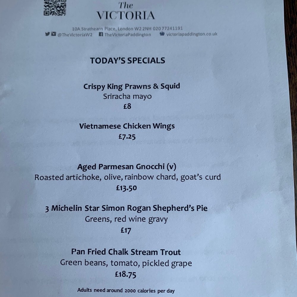 The Victoria - Specials for 2 August 2022 - Pubs Near Me - Paddington, XGL The Victoria - Specials for 2 August 2022 - Pubs Near Me - Paddington, XGL