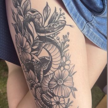 The Company - Thigh Tattoo - Tattoo Near Me - Reno, Nevada The Company - Thigh Tattoo - Tattoo Near Me - Reno, Nevada