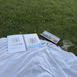 Edie Boutique - Tropical watercolor paint pad