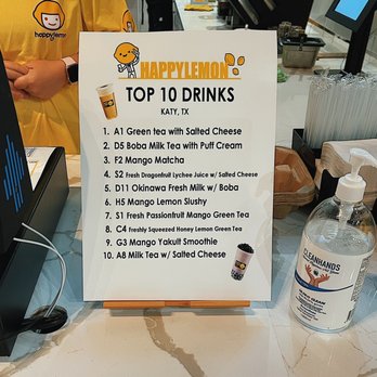Happy Lemon - Juice Bars & Smoothies Near Me - Katy, Texas Happy Lemon - Juice Bars & Smoothies Near Me - Katy, Texas