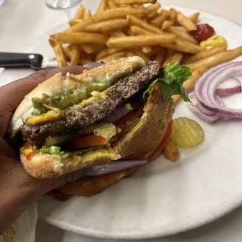Jim's Coffee Shop - Cheeseburger w/avocado - Diners Near Me - Alameda, California
