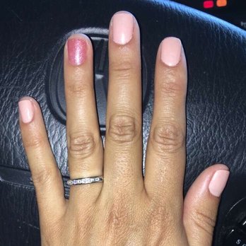 Avalon Nail Spa - Wedding day mini gel manicure. LOVE the colors!  Only $23!! - Nail Salons Near Me - Pleasant Hill, California