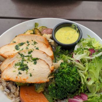 The Wheel Kitchen - top: black bean bowl, bottom: wheel buhhda bowl - Cafes Near Me - Tomball, Texas The Wheel Kitchen - top: black bean bowl, bottom: wheel buhhda bowl - Cafes Near Me - Tomball, Texas