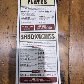 Mamoun's Falafel - Menu - Middle Eastern Near Me - New York, New York Mamoun's Falafel - Menu - Middle Eastern Near Me - New York, New York