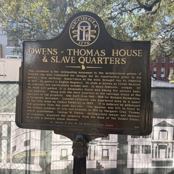 Owens-Thomas House & Slave Quarters - Museums Near Me - Savannah, Georgia Owens-Thomas House & Slave Quarters - Museums Near Me - Savannah, Georgia