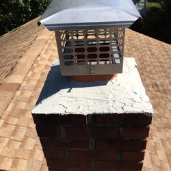 Xtreme Gutters & Roofing - Chimney cap, seal crown on chimney