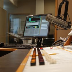Wrni Radio - The mix board. That's the RE20 mic you hear Dave Fallon & Elisabeth Harrison on every day!