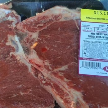 Ralphs - Great deal here on steaks and other meats! MAKE SURE you give them your Ralph card or phone number! - Grocery Near Me - Long Beach, California Ralphs - Great deal here on steaks and other meats! MAKE SURE you give them your Ralph card or phone number! - Grocery Near Me - Long Beach, California