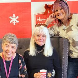 Home Care Assistance of Tucson - Holiday Warmth with office staff and caregivers.