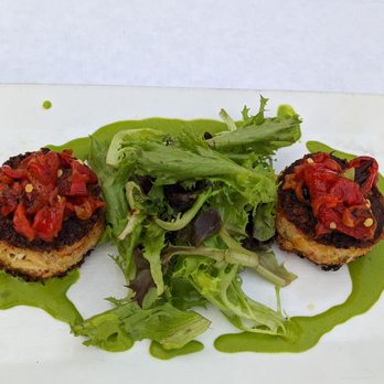 Vintner Grill - Crab cakes appetizer - New American Near Me - Las Vegas, Nevada Vintner Grill - Crab cakes appetizer - New American Near Me - Las Vegas, Nevada