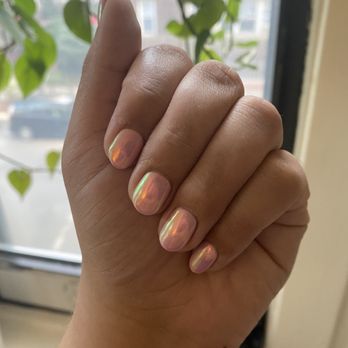 Mary’s Hot Nails - No chip "Mod about you" with chrome effect powder by Rachel :) - Nail Salons Near Me - Chicago, Illinois Mary’s Hot Nails - No chip "Mod about you" with chrome effect powder by Rachel :) - Nail Salons Near Me - Chicago, Illinois