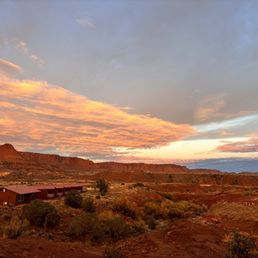 Sunset at Rim Rock Restaurant Sunset at Rim Rock Restaurant