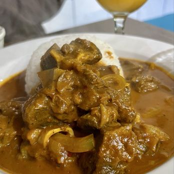 Chez Olga - Goat curry - Caribbean Near Me - Grand Rapids, Michigan