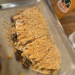Korean Cheesy Corn Elote Quesadilla