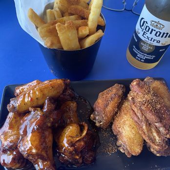 40 Flavors Wings & More - Fresh wings, hot fries and a cold beer makes my evening complete. - Chicken Wings Near Me - Lake Worth, Florida 40 Flavors Wings & More - Fresh wings, hot fries and a cold beer makes my evening complete. - Chicken Wings Near Me - Lake Worth, Florida