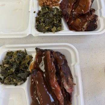BBQ Country - Three 3 Ribs with 1 Side (plus beans) Spicy sauce, flavorful but not hot. - Barbeque Near Me - Warrenton, Virginia BBQ Country - Three 3 Ribs with 1 Side (plus beans) Spicy sauce, flavorful but not hot. - Barbeque Near Me - Warrenton, Virginia