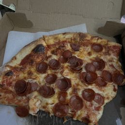 2 pepperoni slices. 2 pepperoni slices.