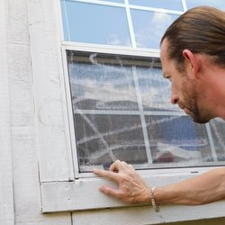 Fouries Home Inspection - Inspecting Window Screens