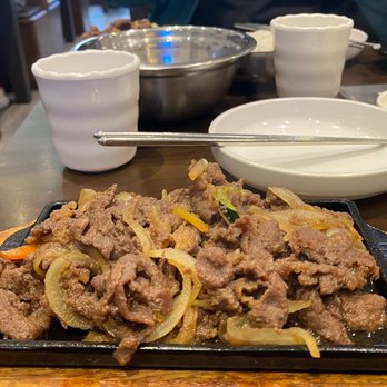 Ho Ban Korean Restaurant - Bulgogi (Beef) Sizzling Plate (smaller portion when its a combo) - Korean Near Me - Scarborough, Ontario Ho Ban Korean Restaurant - Bulgogi (Beef) Sizzling Plate (smaller portion when its a combo) - Korean Near Me - Scarborough, Ontario