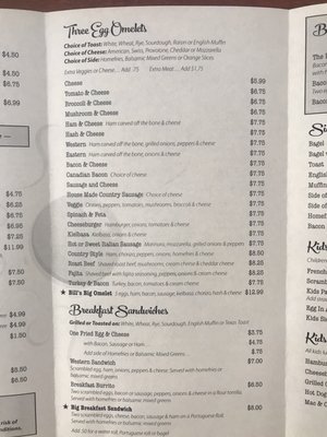 Menu photo 7 Evans Egg House Ludlow, MA