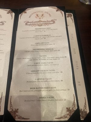 Menu photo 8 Presidential Lounge Riverside, CA Menu photo 8 Presidential Lounge Riverside, CA