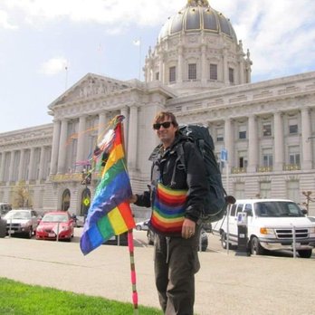 CNN Los Angeles - Richard Noble walks the Rainbow flag across America. - Mass Media Near Me - Los Angeles, California