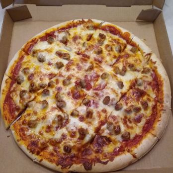Debbie's On Broadway - 16" two meat pizza sausage and pepperoni! - Pizza Near Me - Stanley, Wisconsin