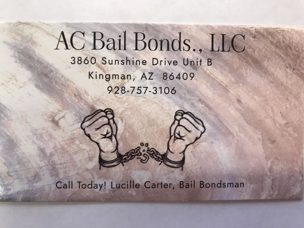 AC BAIL BONDS - Updated June 2026 - 3860 Sunshine Dr, Kingman, Arizona ...