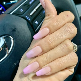 Nails Galore - Hombre pink nails - Nail Salons Near Me - Cypress, California Nails Galore - Hombre pink nails - Nail Salons Near Me - Cypress, California