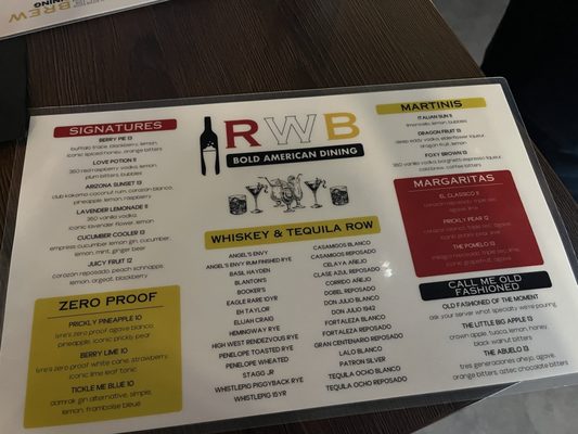Menu photo 2 Red White & Brew Mesa, AZ